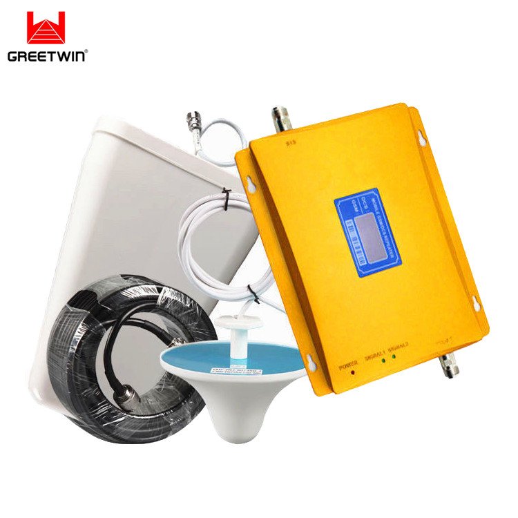 GREETWIN Economical GSM Tri Band Cell Mobile Phone 900 2100 1800 MHz Amplifier Network 2G 3G 4G Signal Booster Repeater